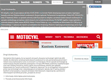Tablet Screenshot of motocykl-online.pl