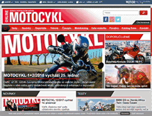 Tablet Screenshot of motocykl-online.cz
